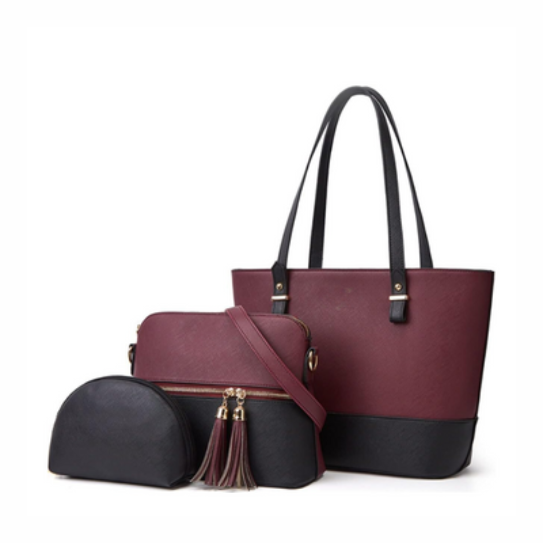 Contrass 3PC - Maroon Black