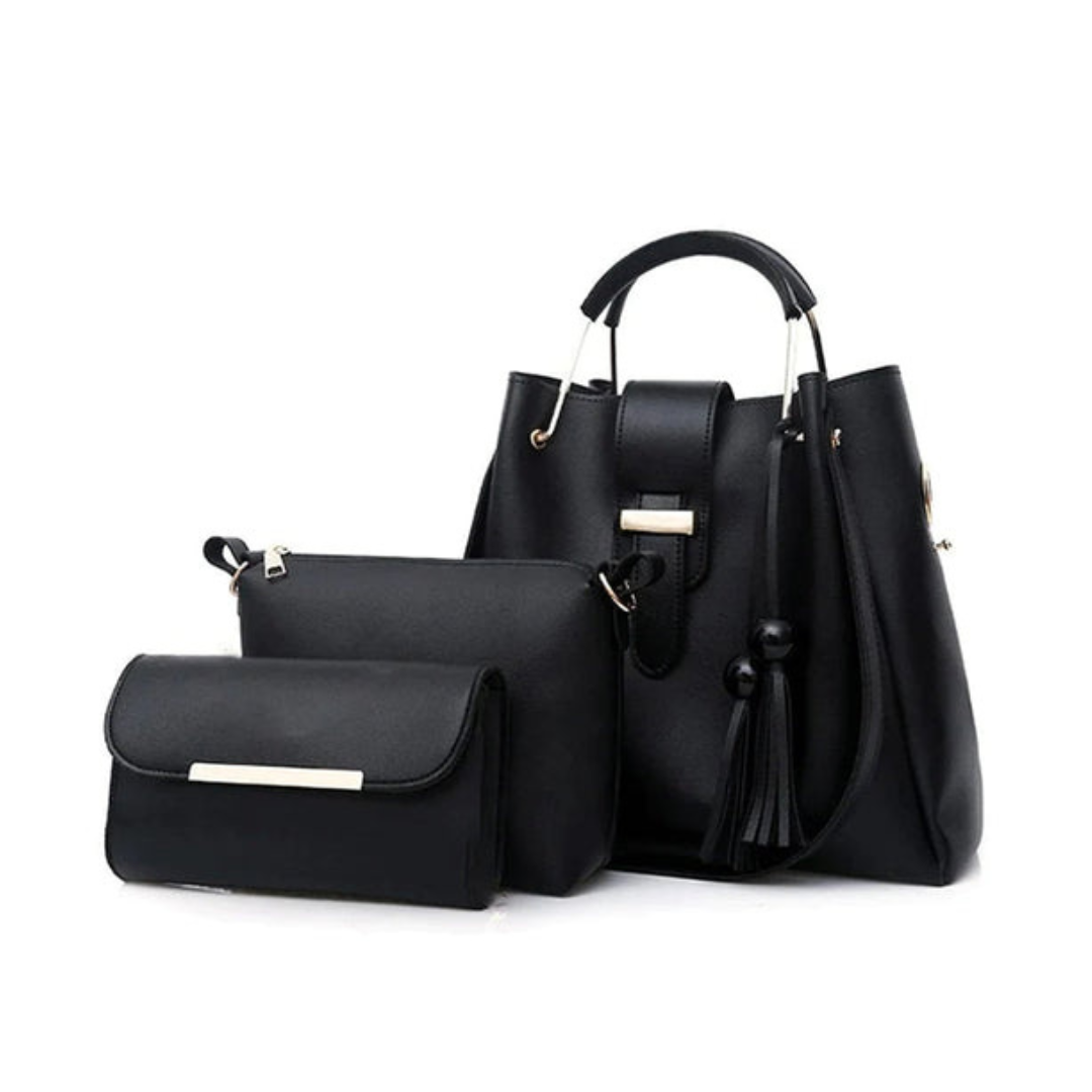 Elegant Tote 3-Piece-Green