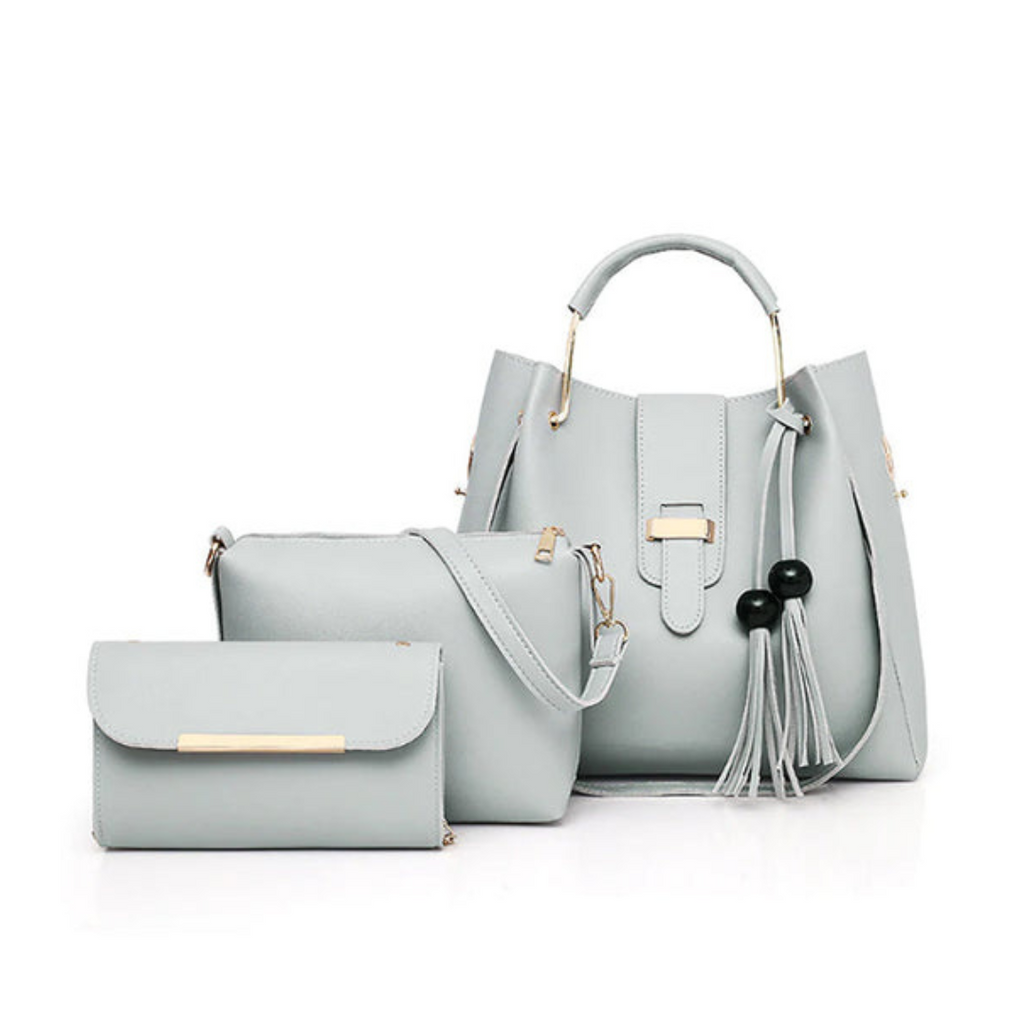 Elegant Tote 3-Piece-Green