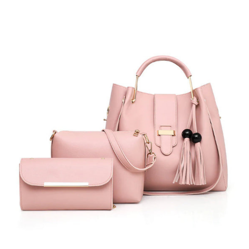 Elegant Tote 3-Piece-Green